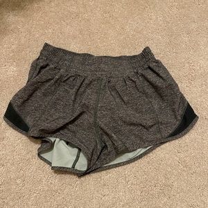Gray lulu hotty hot shorts